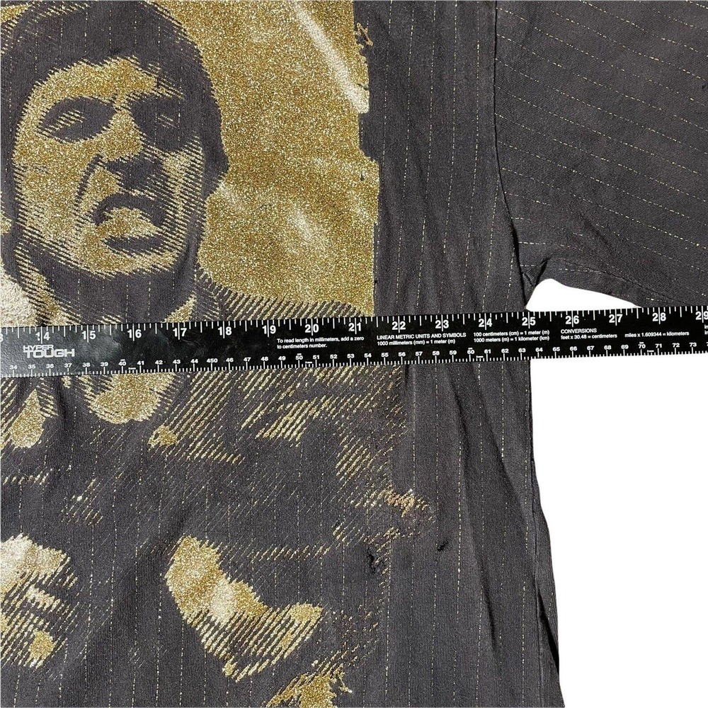 Vintage Scarface Clothing Co. Tony Montana Men's T- Shirt 2XL Glitter Iconic - Picture 4 of 10